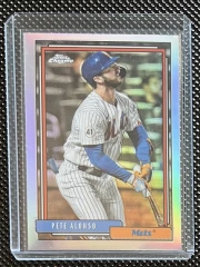 2021 Topps Chrome #TC92-31 Pete Alonso 1992 Redux Chrome New York Mets